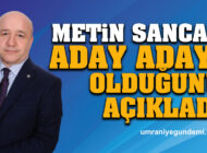Metin Sancak, AK Parti’den aday adayı oldu